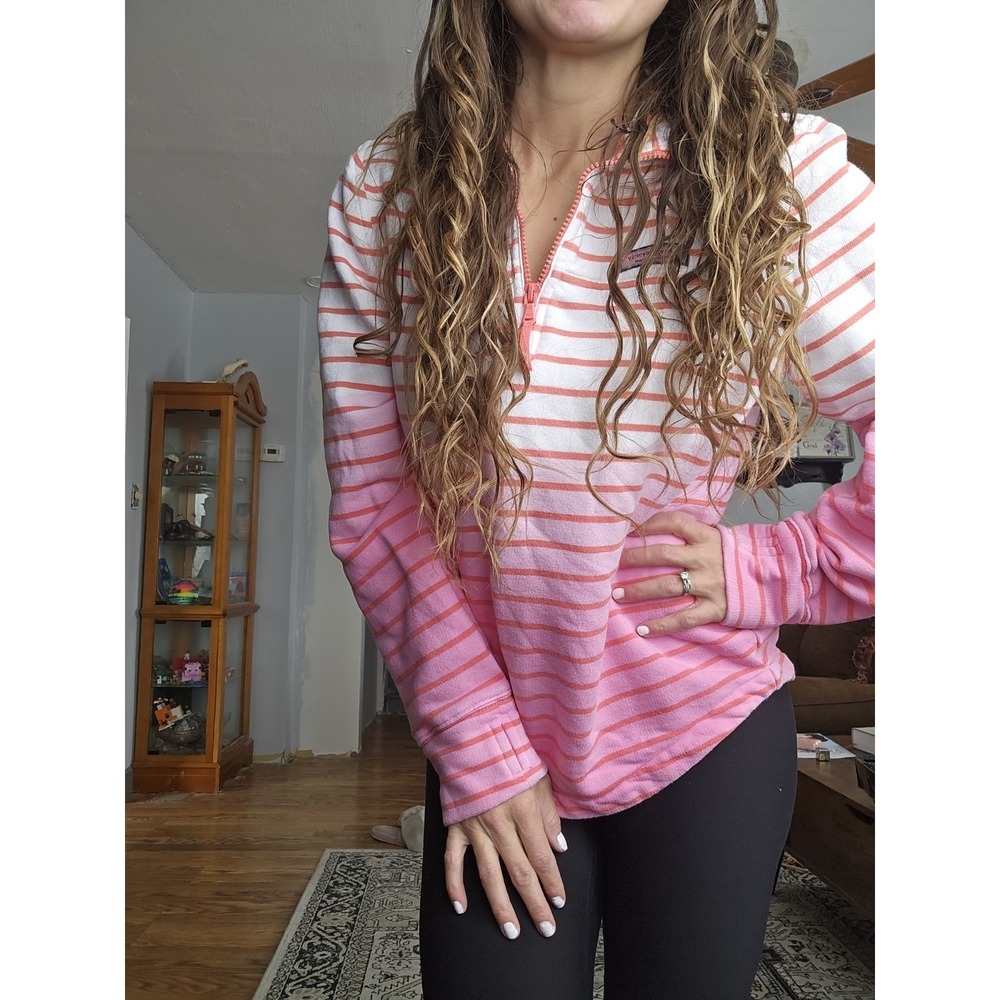 Vineyard Vines XS Oversized Sweater Stripe Ombre Pull Over Shep Shirt